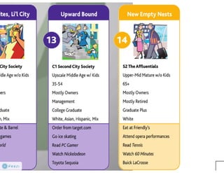 Claritas Prizm - Behavioral Customer Segmentation