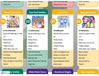 Claritas Prizm - Behavioral Customer Segmentation