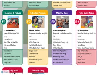 Claritas Prizm - Behavioral Customer Segmentation