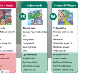 Claritas Prizm - Behavioral Customer Segmentation