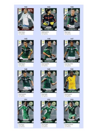 PRIZM PANINI - BRASIL 2014