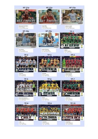 PRIZM PANINI - BRASIL 2014