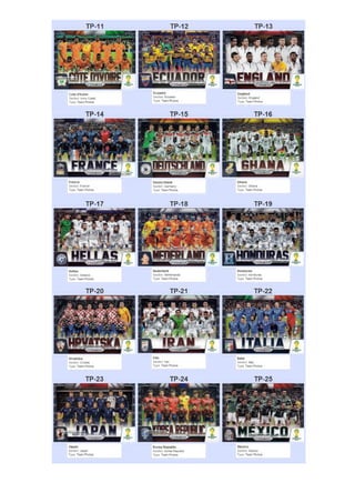 PRIZM PANINI - BRASIL 2014