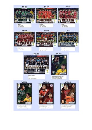 PRIZM PANINI - BRASIL 2014