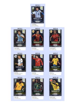 PRIZM PANINI - BRASIL 2014