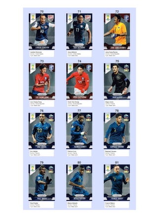 PRIZM PANINI - BRASIL 2014