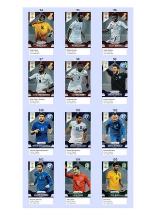PRIZM PANINI - BRASIL 2014