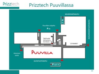 Prizztech Puuvillassa
22
 