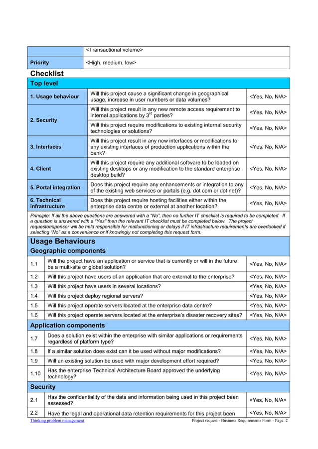 Project Request Form | DOCX