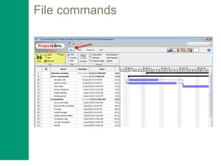File commands
 