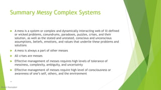 Project management denial & death zone complexity Analysis | PPTX