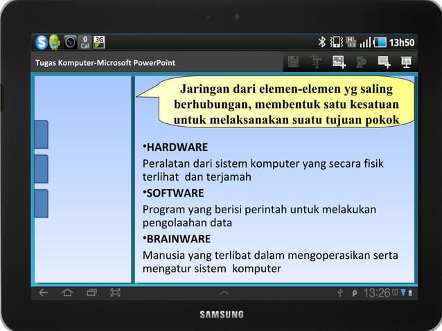 Sistem Komputer (Software, Hardware & Brainware) | PPT