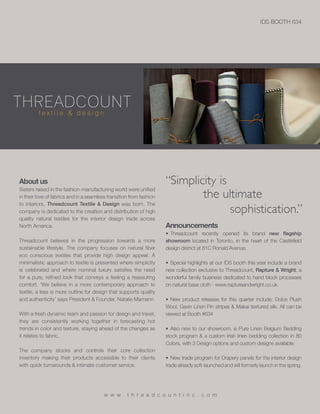 Threadcount IDS 2012 Media Kit