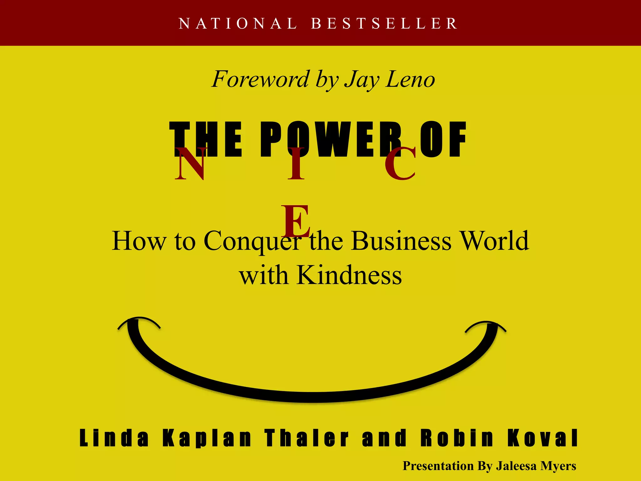 The Power of Nice: How to Conquer the Business World with Kindness | PPTX