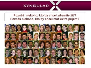 Po znáš  niekoho ,  kto b y  chcel  zdravšie žiť ? Poznáš niekoho, kto by chcel mať extra príjem? 