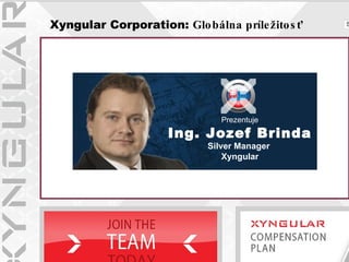 Xyngular Corporation:  Glob álna príležitosť Prezentuje Ing. Jozef Brinda Silver Manager   Xyngular 