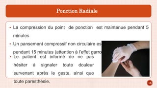 Garrot Compression Prélèvementa rtériel gaz du sang.pptx