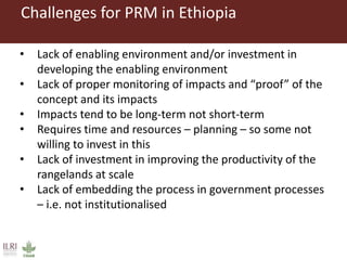 Introduction to Participatory Rangeland Management (PRM) 