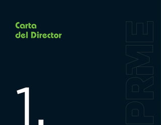 Carta
del Director
 