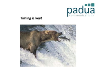 Timing is key!

 