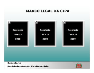 MARCO LEGAL DA CIPA
 