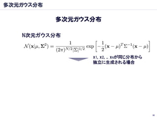 パターン認識と機械学習 (PRML) 第１章－「多項式曲線フィッティング」「確率論」