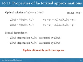 Approximate Inference (Chapter 10, PRML Reading) | PDF