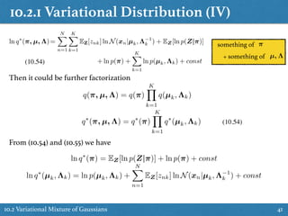 Approximate Inference (Chapter 10, PRML Reading) | PDF