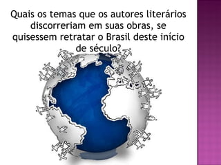 Quais os temas que os autores literários discorreriam em suas obras, se quisessem retratar o Brasil deste início de século? 