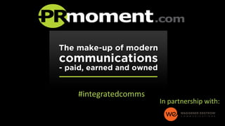 In partnership with:
#integratedcomms
 