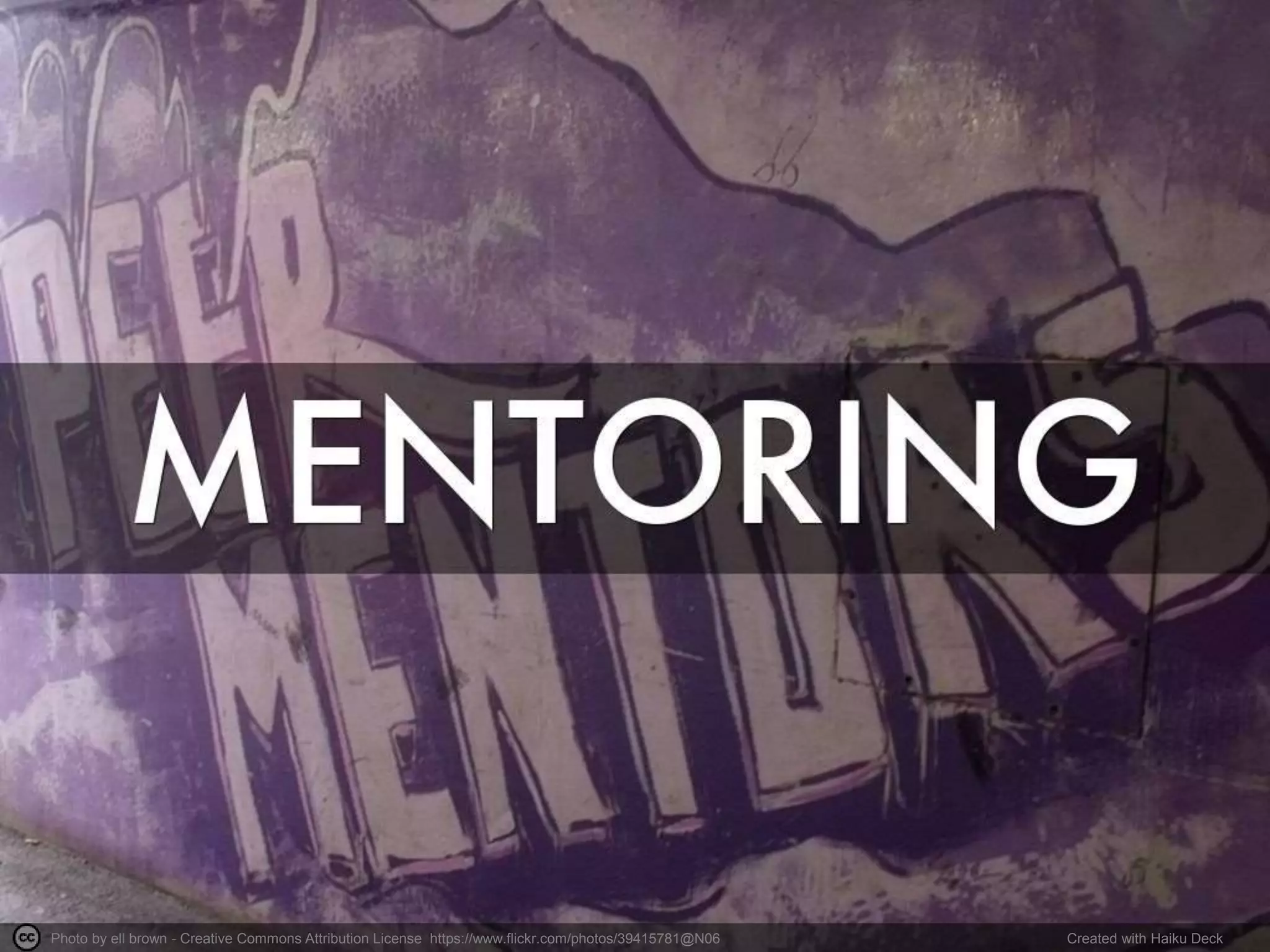 Photo by ell brown - Creative Commons Attribution License https://www.flickr.com/photos/39415781@N06 Created with Haiku Deck
 