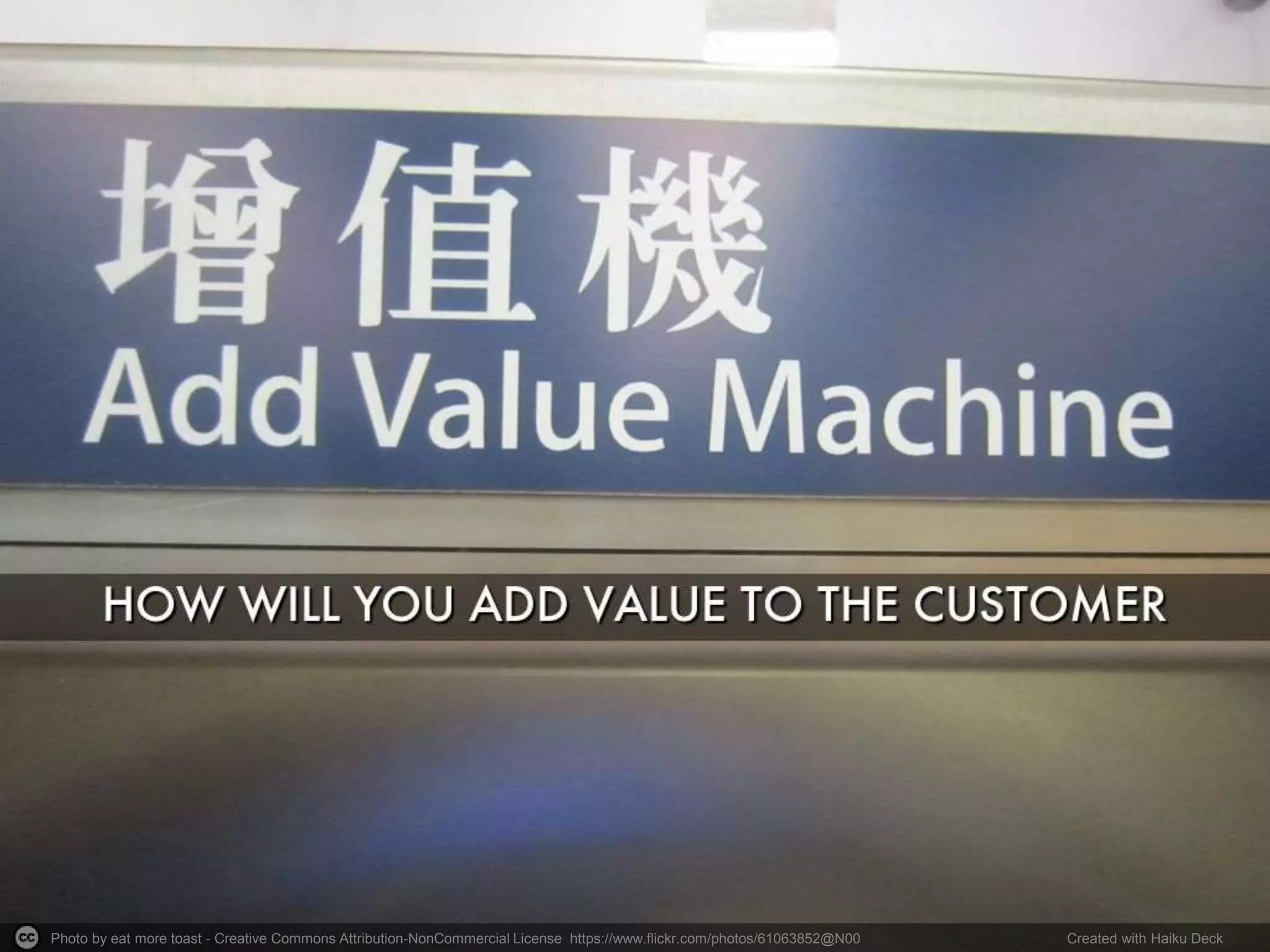 Photo by eat more toast - Creative Commons Attribution-NonCommercial License https://www.flickr.com/photos/61063852@N00 Created with Haiku Deck
 