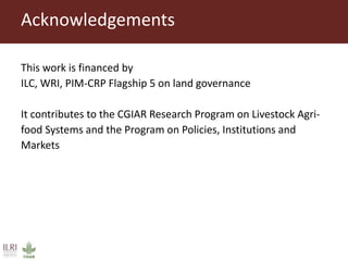 Introduction, stages and steps of participatory rangeland management