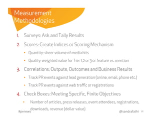 Pr news pr measurement- building a foundation in metrics | PDF ...