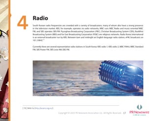 5Copyright © 2015 PR Newswire Association LLC. All Rights Reserved.
Owned by investment conglomerate MNC Corporation and its subsidiary PT. Global
Mediacom Tbk, Media Nusantara Citra (MNC) Group owns the most national free-to-air
television channels in Indonesia with three stations. In addition, it owns 20 local television
networks and other television, radio and online channels under its subsidiary Sindo Media.
Indonesia’s largest media group, Kompas Gramedia owns 89 print media companies
including Kompas, Indonesia’s most influential newspaper. The conglomerate owns other
channels such as television stations, having established Kompas TV, and radio channels
with 12 radio broadcasters under their Sonora Radio Network.
Elang Mahkota Teknologi Indonesia, or otherwise known as the Emtek Group, is involved
in the media, telecommunications and IT industries. They own SCTV, one of the two
leading stations in Indonesia, as well as two free-to-air TV channels. Emtek also provides
broadband internet service for the Jakarta and Surabaya areas.
Part of the Bakrie Group, Visi Media Asia was launched in 2004 and has grown into a
powerful media group. It owns two television channels (ANTV and tvOne) and popular
online media portal viva.co.id.
Owned by Indonesian media tycoon, Dahlan Iskan, Jawa Pos Group has 171 print media
companies, including the renowned Java Post along with the Radar Group with its more
localized newspapers.
 