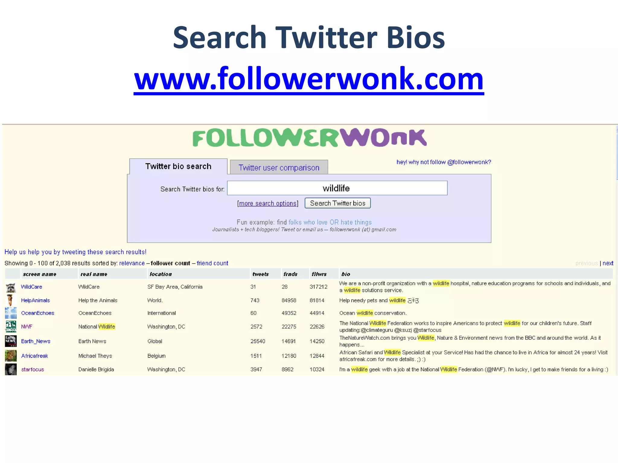 Directory: We Follow 