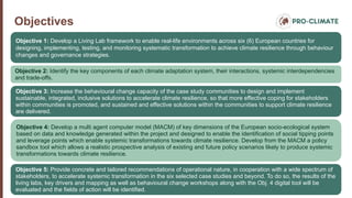 Proactive community adaptation to climate change through social ...