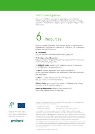 Pro forest - introduction to flegt | PDF