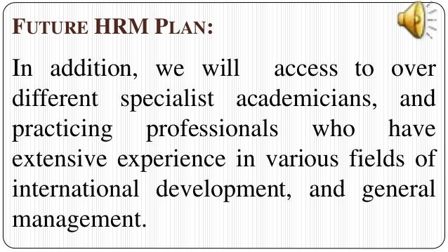 hr consulting business plan