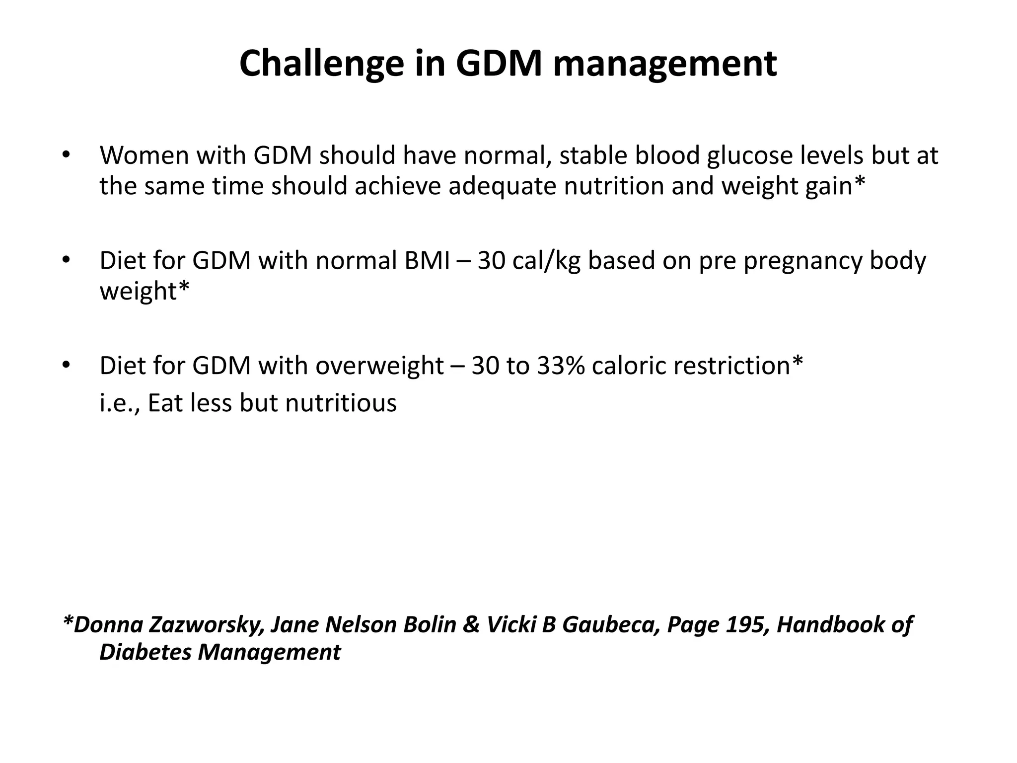 Nutritional Supplements for Overweight Women and Gestational Diabetes ...