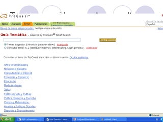 Temas sugeridos para la consulta 