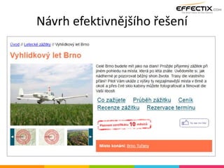 Návrh efektivnějšího řešení
 