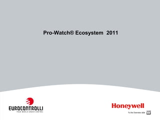 Pro-Watch® Ecosystem 2011
To the Overview slide
 