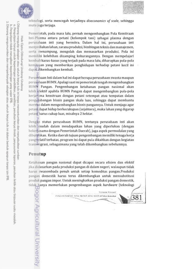 Usaha Apa Yang Dapat Dilakukan Untuk Mencegah Terjadinya Krisis Pangan