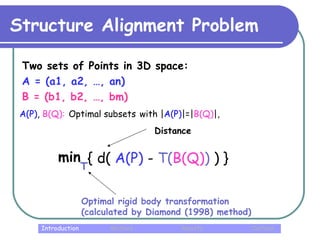 Protein Structure Alignment | PPT | Computing | Technology & Computing