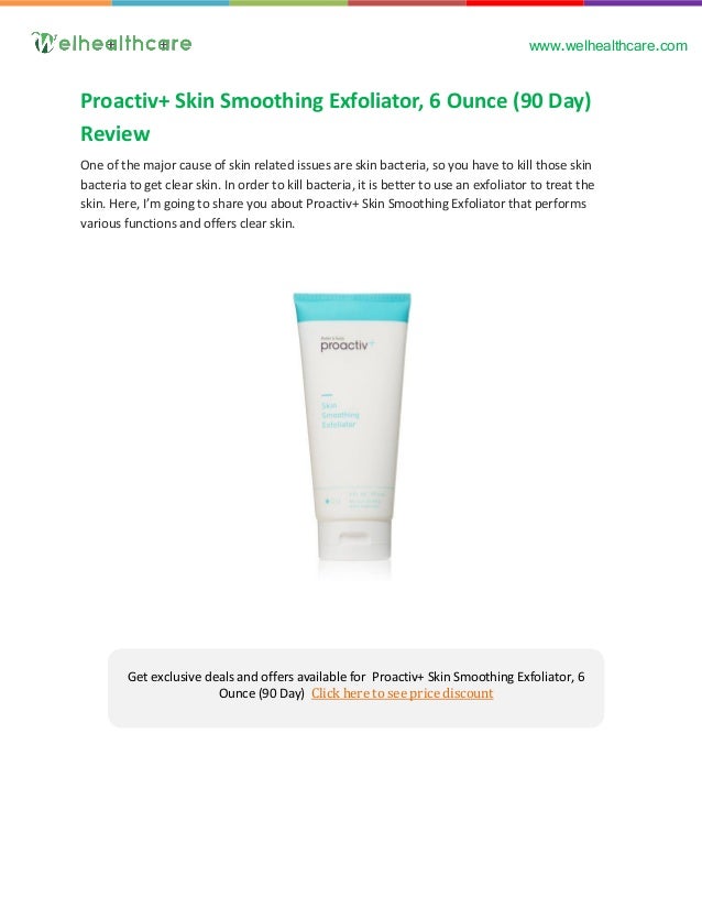 proactiv skin smoothing exfoliator
