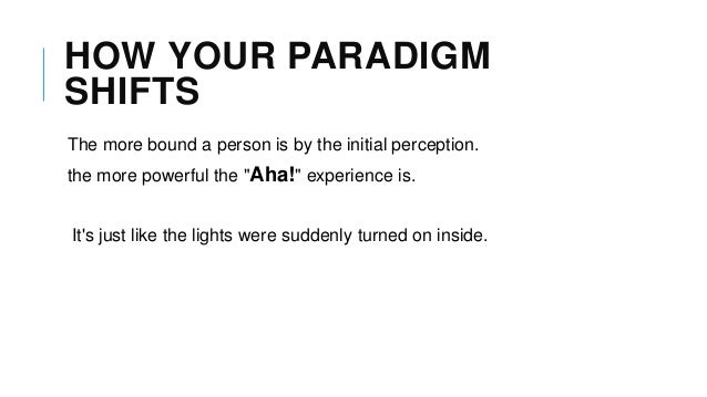 paradigm shift examples stories