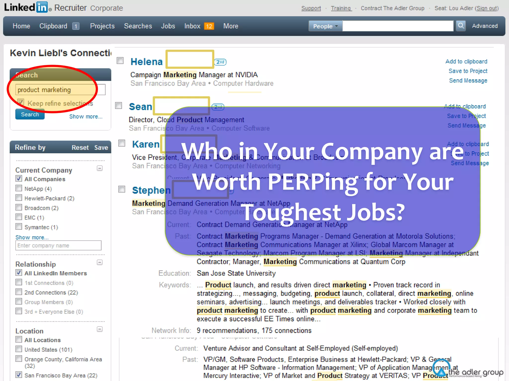 Who in Your Company are
Worth PERPing for Your
Toughest Jobs?
 