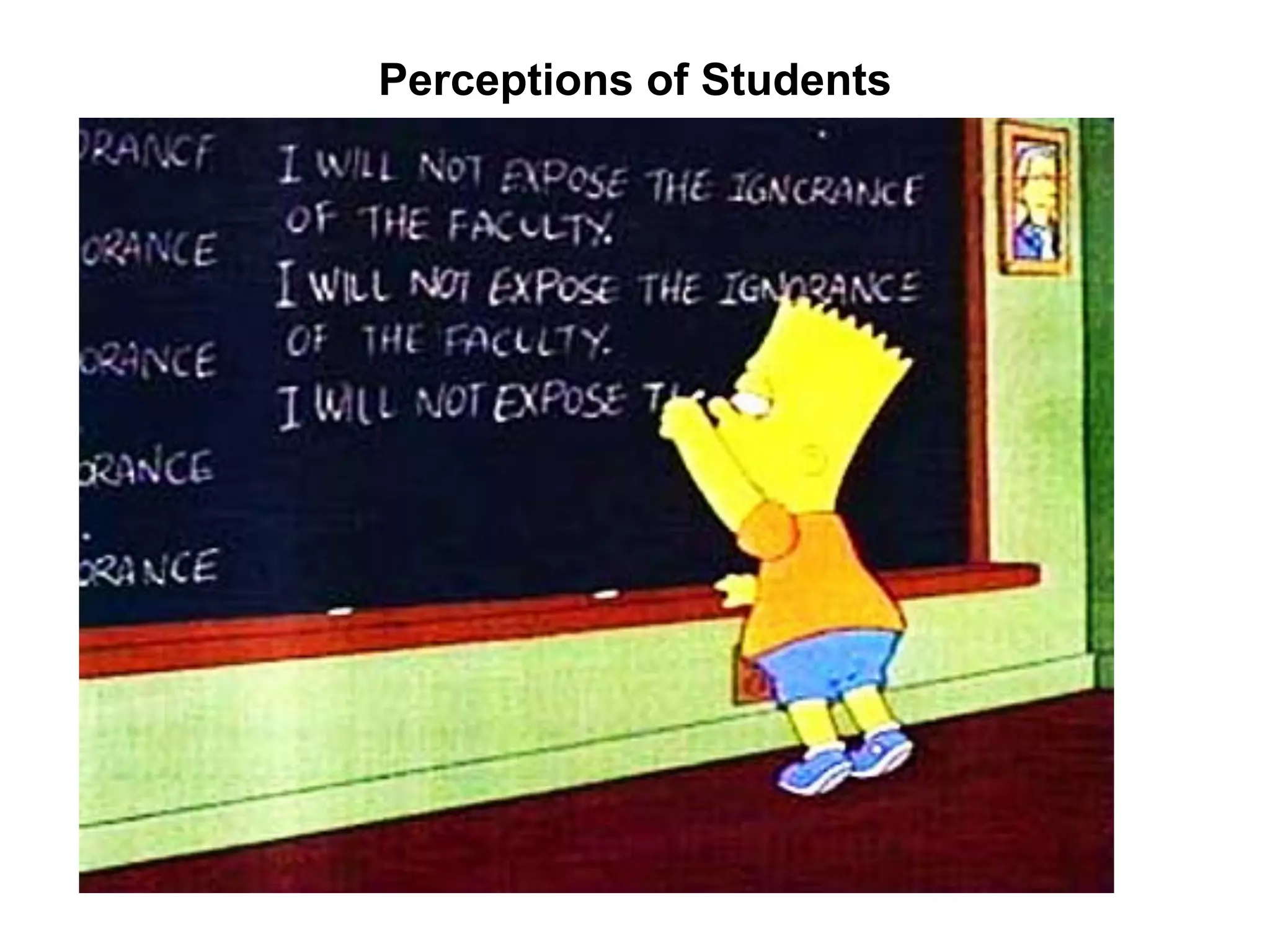 Purp
Perceptions of Students
 