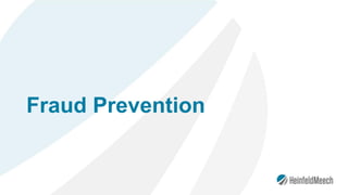 Fraud Prevention
 